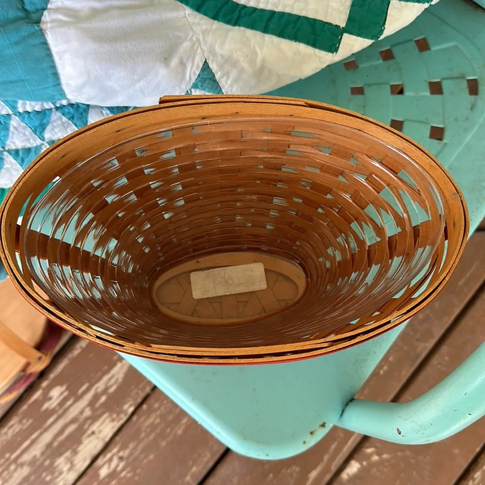2002 Geranium May Longaberger Basket
